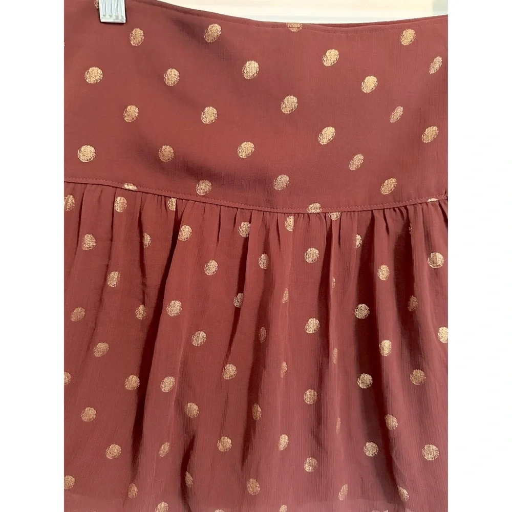 NWT Abercrombie & Fitch Burgundy Flare Skirt, US size 4